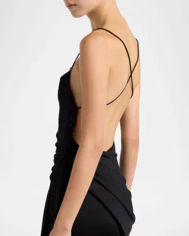 Versace Draped Open-Back Gown | Thumbnail 5 Versace Draped Open-Back Gown | Thumbnail 5