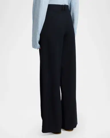 The Row Dender Straight-Leg Wool Gabardine Pants | Thumbnail 3 The Row Dender Straight-Leg Wool Gabardine Pants | Thumbnail 3