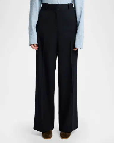 The Row Dender Straight-Leg Wool Gabardine Pants | Thumbnail 4 The Row Dender Straight-Leg Wool Gabardine Pants | Thumbnail 4
