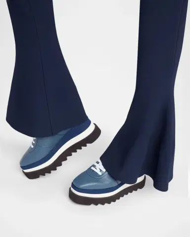 Stella McCartney Compact Knit Peplum Flare Pants | Thumbnail 5 Stella McCartney Compact Knit Peplum Flare Pants | Thumbnail 5