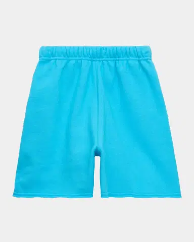 Purple Kids Boy 's Logo-Print Raw-Edge Fleece Shorts, Size 6- | Thumbnail 2 Purple Kids Boy 's Logo-Print Raw-Edge Fleece Shorts, Size 6- | Thumbnail 2