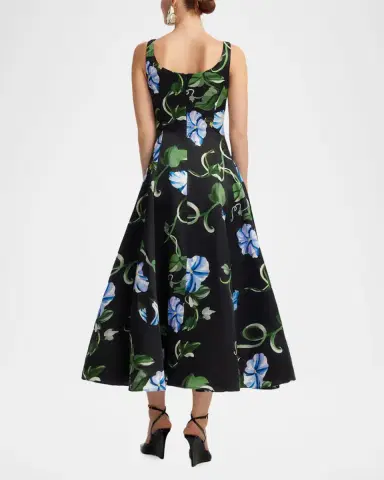 LEO LIN Serafina Printed Sleeveless A-Line Maxi Dress | Thumbnail 3 LEO LIN Serafina Printed Sleeveless A-Line Maxi Dress | Thumbnail 3
