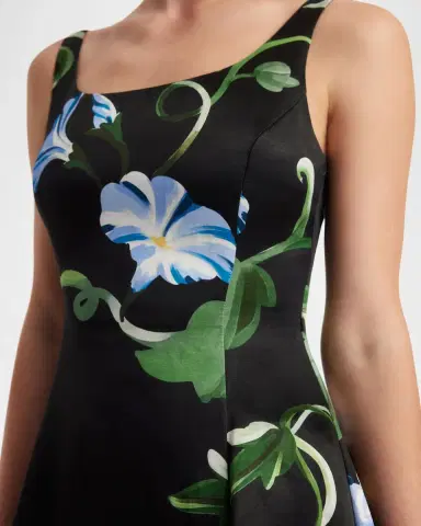 LEO LIN Serafina Printed Sleeveless A-Line Maxi Dress | Thumbnail 5 LEO LIN Serafina Printed Sleeveless A-Line Maxi Dress | Thumbnail 5