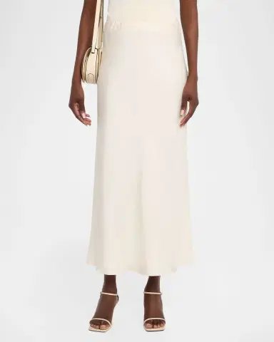 Toccin Heidi Bias-Cut Silk Slip Skirt | Thumbnail 4 Toccin Heidi Bias-Cut Silk Slip Skirt | Thumbnail 4
