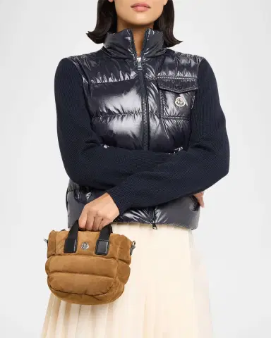 Moncler Caradoc Micro Suede Tote Bag | Thumbnail 2 Moncler Caradoc Micro Suede Tote Bag | Thumbnail 2