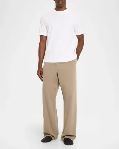 Vince Men's Peached Cotton Jersey T-Shirt | Thumbnail 2 Vince Men's Peached Cotton Jersey T-Shirt | Thumbnail 2
