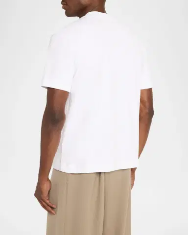 Vince Men's Peached Cotton Jersey T-Shirt | Thumbnail 3 Vince Men's Peached Cotton Jersey T-Shirt | Thumbnail 3