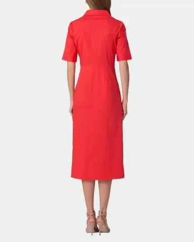 Shoshanna Emmett Stretch Cotton Midi Shirtdress | Thumbnail 3 Shoshanna Emmett Stretch Cotton Midi Shirtdress | Thumbnail 3
