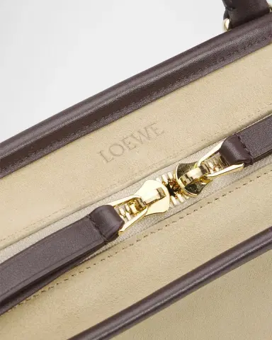 Loewe Amazona 180 Top-Handle Bag in Suede & Leather | Thumbnail 6 Loewe Amazona 180 Top-Handle Bag in Suede & Leather | Thumbnail 6
