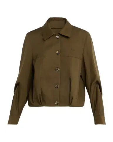 Loewe Single-Breasted Cotton Balloon Jacket | Thumbnail 1 Loewe Single-Breasted Cotton Balloon Jacket | Thumbnail 1