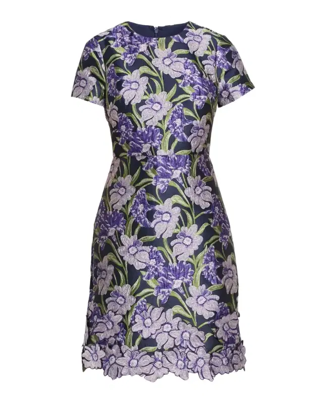Serenza Jacquard Mini Dress Serenza Jacquard Mini Dress