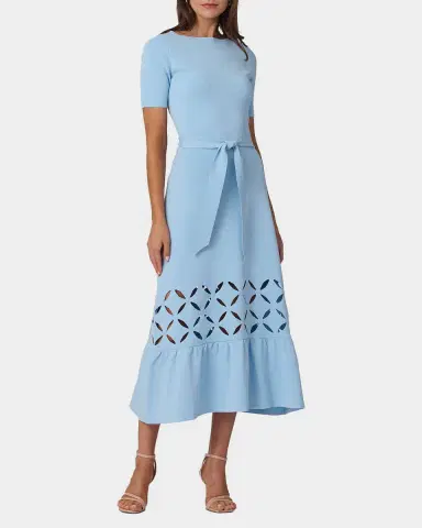 Shoshanna Pendelton Cutout Knit Midi Dress | Thumbnail 2 Shoshanna Pendelton Cutout Knit Midi Dress | Thumbnail 2