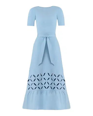 Shoshanna Pendelton Cutout Knit Midi Dress | Thumbnail 1 Shoshanna Pendelton Cutout Knit Midi Dress | Thumbnail 1