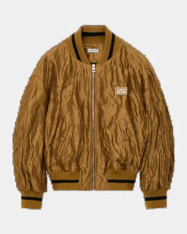 Loewe Satin Oversized Bomber Jacket | Thumbnail 2 Loewe Satin Oversized Bomber Jacket | Thumbnail 2
