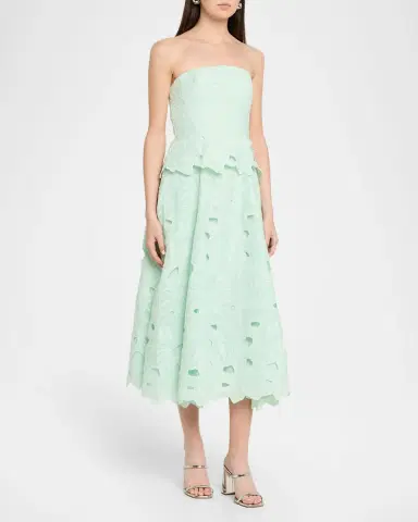 As It May Isla Cutout Floral-Embroidered Midi Dress | Thumbnail 4 As It May Isla Cutout Floral-Embroidered Midi Dress | Thumbnail 4