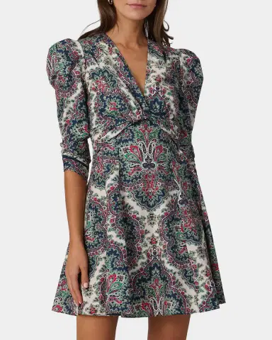Shoshanna Natalya Floral-Print Mini Dress | Thumbnail 2 Shoshanna Natalya Floral-Print Mini Dress | Thumbnail 2