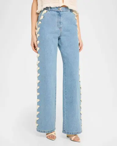 AKNVAS Lyd Laced Denim Trousers | Thumbnail 4 AKNVAS Lyd Laced Denim Trousers | Thumbnail 4