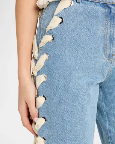 AKNVAS Lyd Laced Denim Trousers | Thumbnail 5 AKNVAS Lyd Laced Denim Trousers | Thumbnail 5