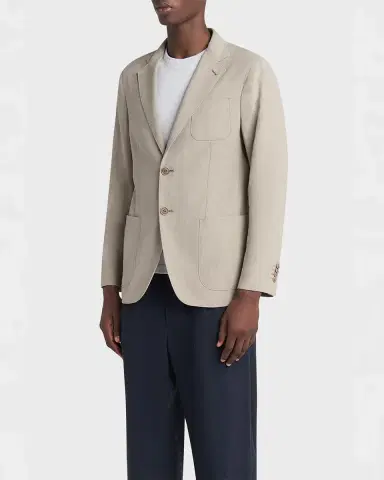Giorgio Armani Men's Linen Upton Jacket | Thumbnail 4 Giorgio Armani Men's Linen Upton Jacket | Thumbnail 4