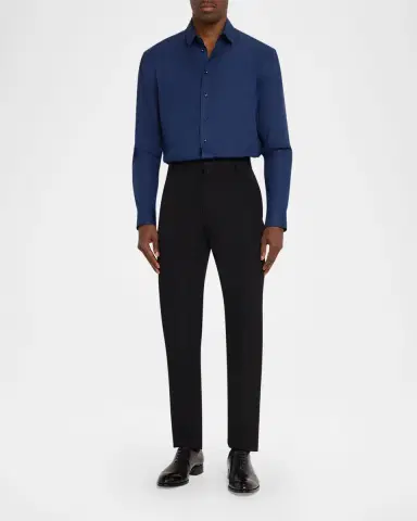Giorgio Armani Men's Linen Classic-Fit Sport Shirt | Thumbnail 2 Giorgio Armani Men's Linen Classic-Fit Sport Shirt | Thumbnail 2
