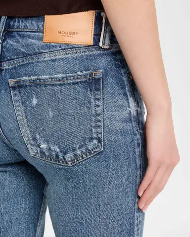 Moussy Vintage Farmingdale Slim Straight Jeans | Thumbnail 5 Moussy Vintage Farmingdale Slim Straight Jeans | Thumbnail 5