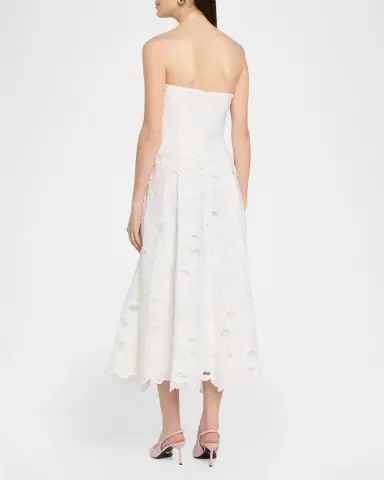 As It May Isla Cutout Floral-Embroidered Midi Dress | Thumbnail 3 As It May Isla Cutout Floral-Embroidered Midi Dress | Thumbnail 3