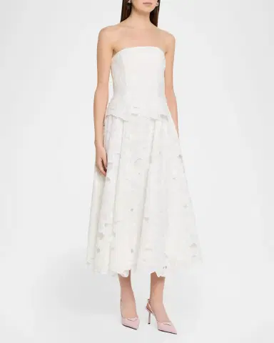 As It May Isla Cutout Floral-Embroidered Midi Dress | Thumbnail 4 As It May Isla Cutout Floral-Embroidered Midi Dress | Thumbnail 4