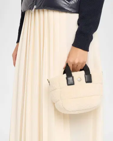 Moncler Caradoc Micro Teddy Tote Bag | Thumbnail 2 Moncler Caradoc Micro Teddy Tote Bag | Thumbnail 2