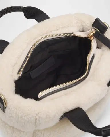 Moncler Caradoc Micro Teddy Tote Bag | Thumbnail 4 Moncler Caradoc Micro Teddy Tote Bag | Thumbnail 4