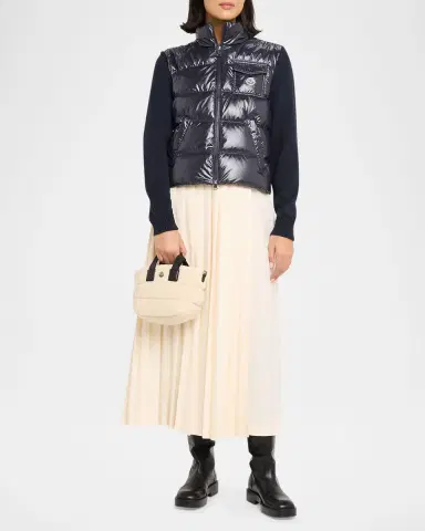 Moncler Caradoc Micro Teddy Tote Bag | Thumbnail 5 Moncler Caradoc Micro Teddy Tote Bag | Thumbnail 5