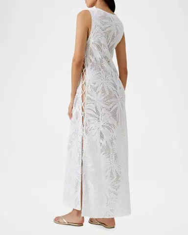 Melissa Odabash Jada Palm Lace Maxi Dress | Thumbnail 3 Melissa Odabash Jada Palm Lace Maxi Dress | Thumbnail 3