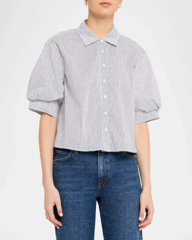 FRAME The Billow Sleeve Top | Thumbnail 4 FRAME The Billow Sleeve Top | Thumbnail 4