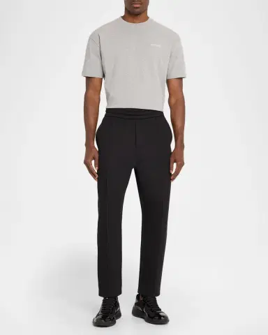 Mackage Men's Tee-R Silicone Logo Cotton T-Shirt | Thumbnail 2 Mackage Men's Tee-R Silicone Logo Cotton T-Shirt | Thumbnail 2