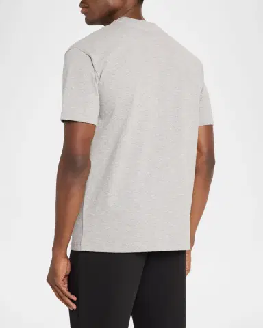Mackage Men's Tee-R Silicone Logo Cotton T-Shirt | Thumbnail 3 Mackage Men's Tee-R Silicone Logo Cotton T-Shirt | Thumbnail 3