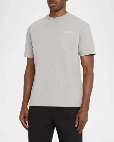 Mackage Men's Tee-R Silicone Logo Cotton T-Shirt | Thumbnail 4 Mackage Men's Tee-R Silicone Logo Cotton T-Shirt | Thumbnail 4