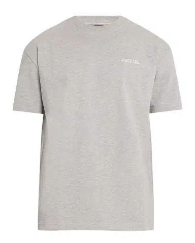Mackage Men's Tee-R Silicone Logo Cotton T-Shirt | Thumbnail 1 Mackage Men's Tee-R Silicone Logo Cotton T-Shirt | Thumbnail 1
