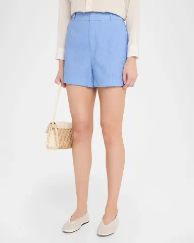 Cinq a Sept Tora Linen Suiting Shorts | Thumbnail 4 Cinq a Sept Tora Linen Suiting Shorts | Thumbnail 4