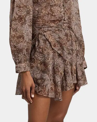 Isabel Marant Camia Paisley-Print Ruflled Mini Skirt | Thumbnail 7 Isabel Marant Camia Paisley-Print Ruflled Mini Skirt | Thumbnail 7