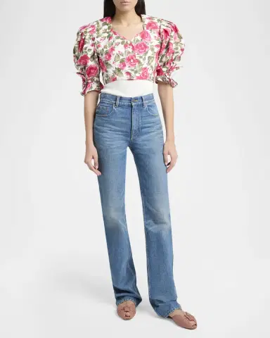 Chloé High-Rise Slim-Leg Denim Trousers | Thumbnail 2 Chloé High-Rise Slim-Leg Denim Trousers | Thumbnail 2