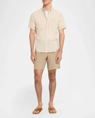 Vince Men's Tipped Cotton Crewneck T-Shirt | Thumbnail 2 Vince Men's Tipped Cotton Crewneck T-Shirt | Thumbnail 2