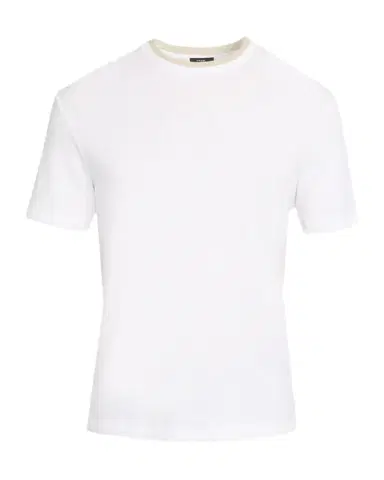 Vince Men's Tipped Cotton Crewneck T-Shirt | Thumbnail 1 Vince Men's Tipped Cotton Crewneck T-Shirt | Thumbnail 1