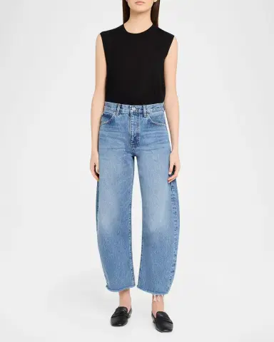 FRAME The Bubble Crop Jeans | Thumbnail 2 FRAME The Bubble Crop Jeans | Thumbnail 2