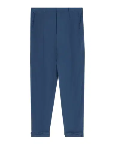 Saint Laurent Men's Silk Habotai Pleated Trousers | Thumbnail 1 Saint Laurent Men's Silk Habotai Pleated Trousers | Thumbnail 1