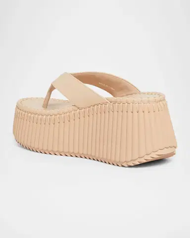 Chloé Nama Platform Leather Thong Sandals | Thumbnail 2 Chloé Nama Platform Leather Thong Sandals | Thumbnail 2