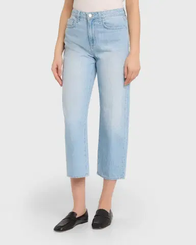 L 'AGENCE Mallis High-Rise Bow-Leg Jeans | Thumbnail 4 L 'AGENCE Mallis High-Rise Bow-Leg Jeans | Thumbnail 4