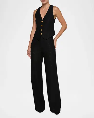 L'Agence Kino Bonded Lace Vest | Thumbnail 2 L'Agence Kino Bonded Lace Vest | Thumbnail 2