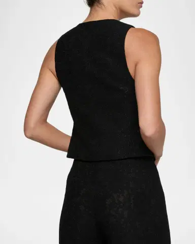 L'Agence Kino Bonded Lace Vest | Thumbnail 3 L'Agence Kino Bonded Lace Vest | Thumbnail 3