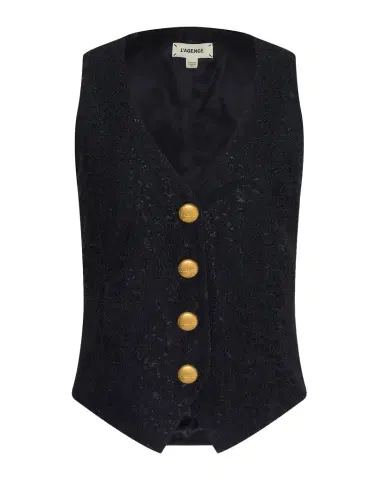 L'Agence Kino Bonded Lace Vest | Thumbnail 1 L'Agence Kino Bonded Lace Vest | Thumbnail 1