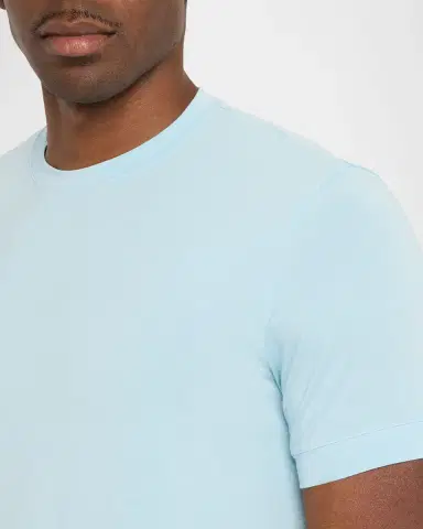 Giorgio Armani Men's Short-Sleeved Cotton Jersey T-Shirt | Thumbnail 5 Giorgio Armani Men's Short-Sleeved Cotton Jersey T-Shirt | Thumbnail 5