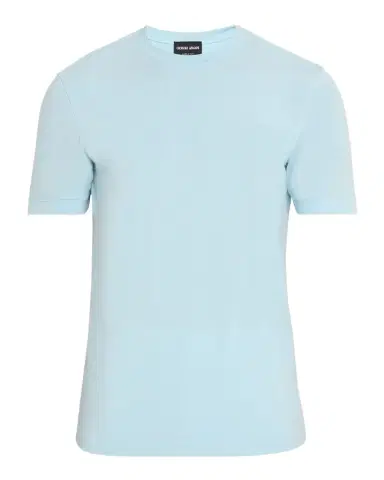 Giorgio Armani Men's Short-Sleeved Cotton Jersey T-Shirt | Thumbnail 1 Giorgio Armani Men's Short-Sleeved Cotton Jersey T-Shirt | Thumbnail 1